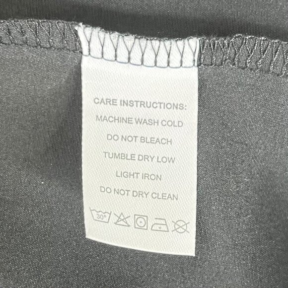 Unbranded Tunic Shirt Womens Small Black New Asymmetrical Hem - Picture 7 of 8